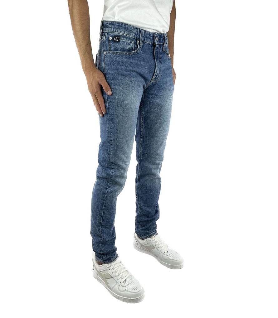 Uomo Calvin Klein Jeans | Jeans Slim Uomo Calvin Klein