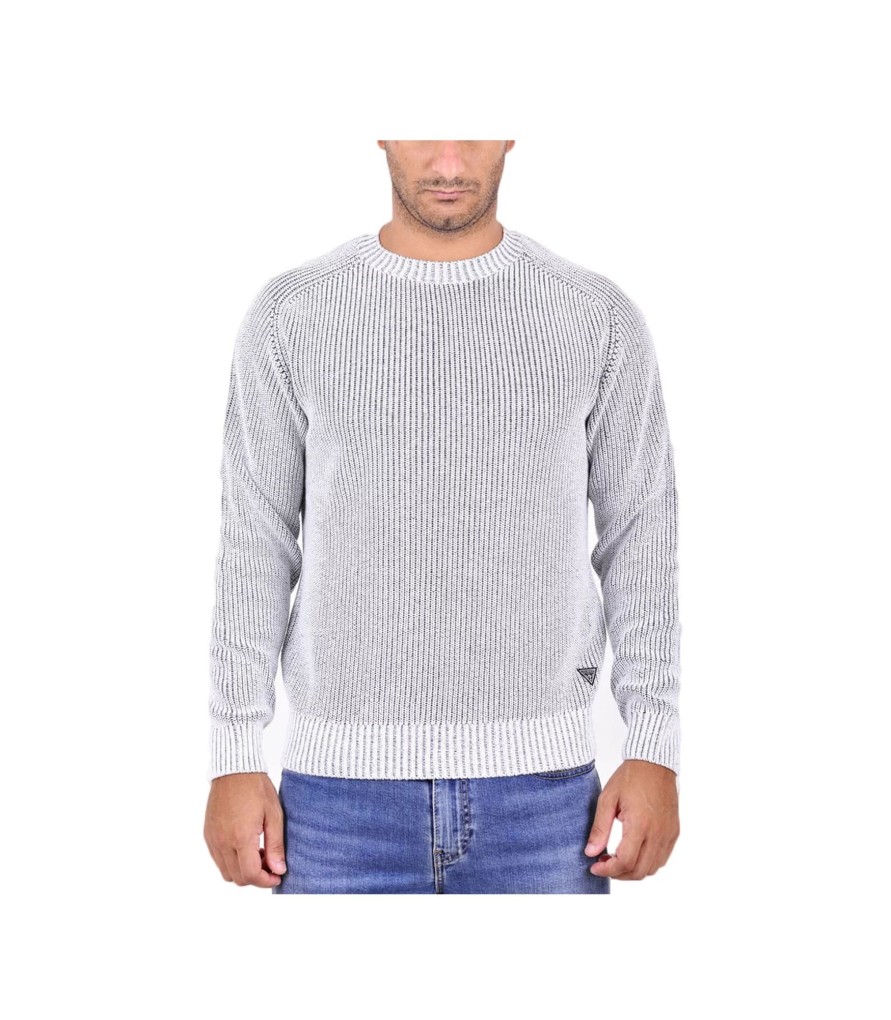 Uomo Guess Maglieria | Maglione Uomo Guess Girocollo