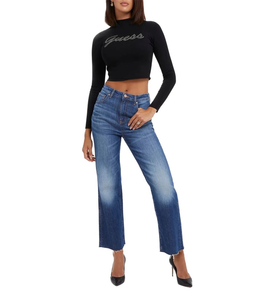 Donna Guess Jeans | Jeans Donna Guess Vita Alta