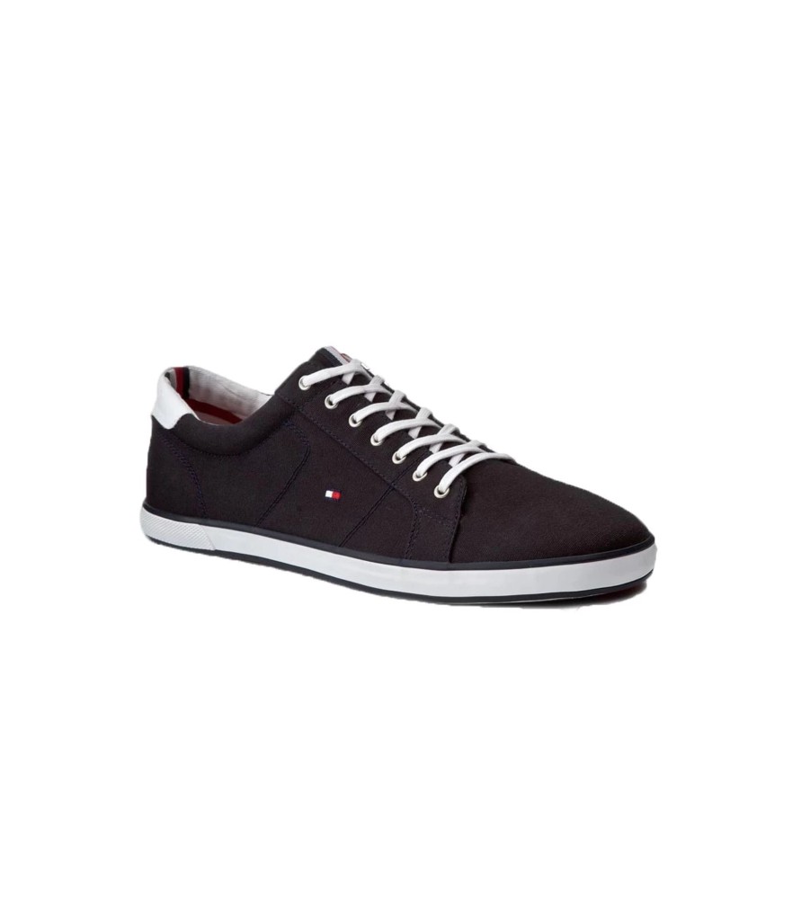 Uomo Tommy Jeans Sneakers | Sneakers Uomo Tommy Hilfiger Harlow Colori Blu E Grigio - Fm0Fm00596