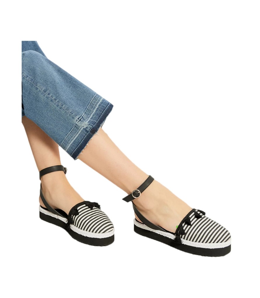 Donna PennyBlack Tacchi Alti | Espadrillas Donna Pennyblack Santo Flatform Con Nappine Colore Nero - 5521029003001