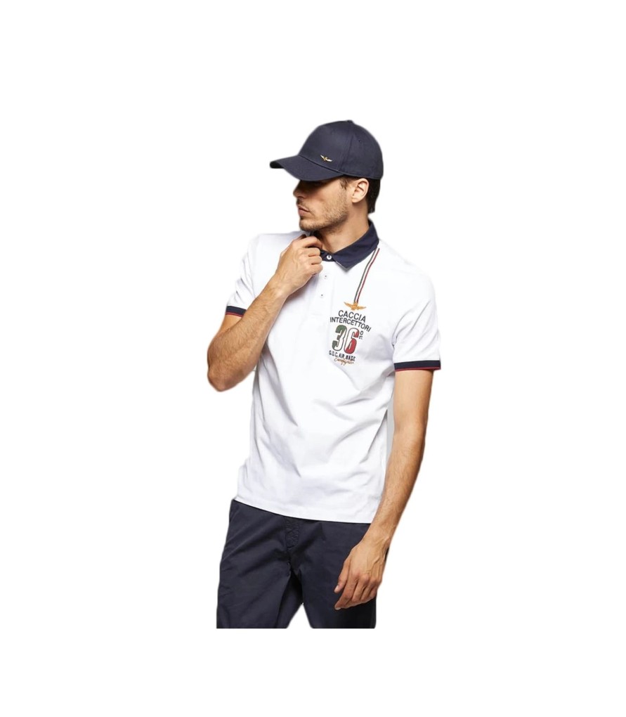 Uomo Aeronautica Militare T-Shirt & Polo | Polo Uomo Aeronautica Militare 36° Stormo