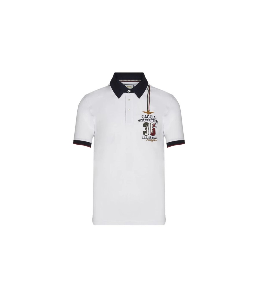 Uomo Aeronautica Militare T-Shirt & Polo | Polo Uomo Aeronautica Militare 36° Stormo