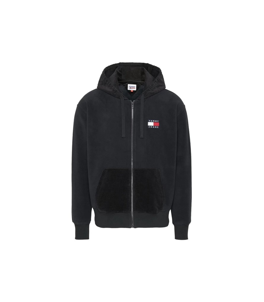 Uomo Tommy Jeans Felpe | Felpa Uomo Full Zip Tommy Jeans