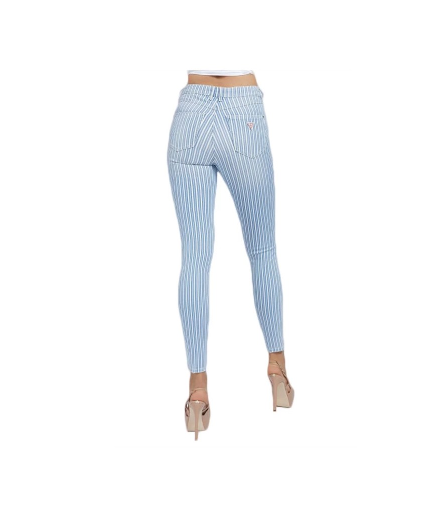 Donna Guess Pantaloni | Jeans Skinny Guess In Twill