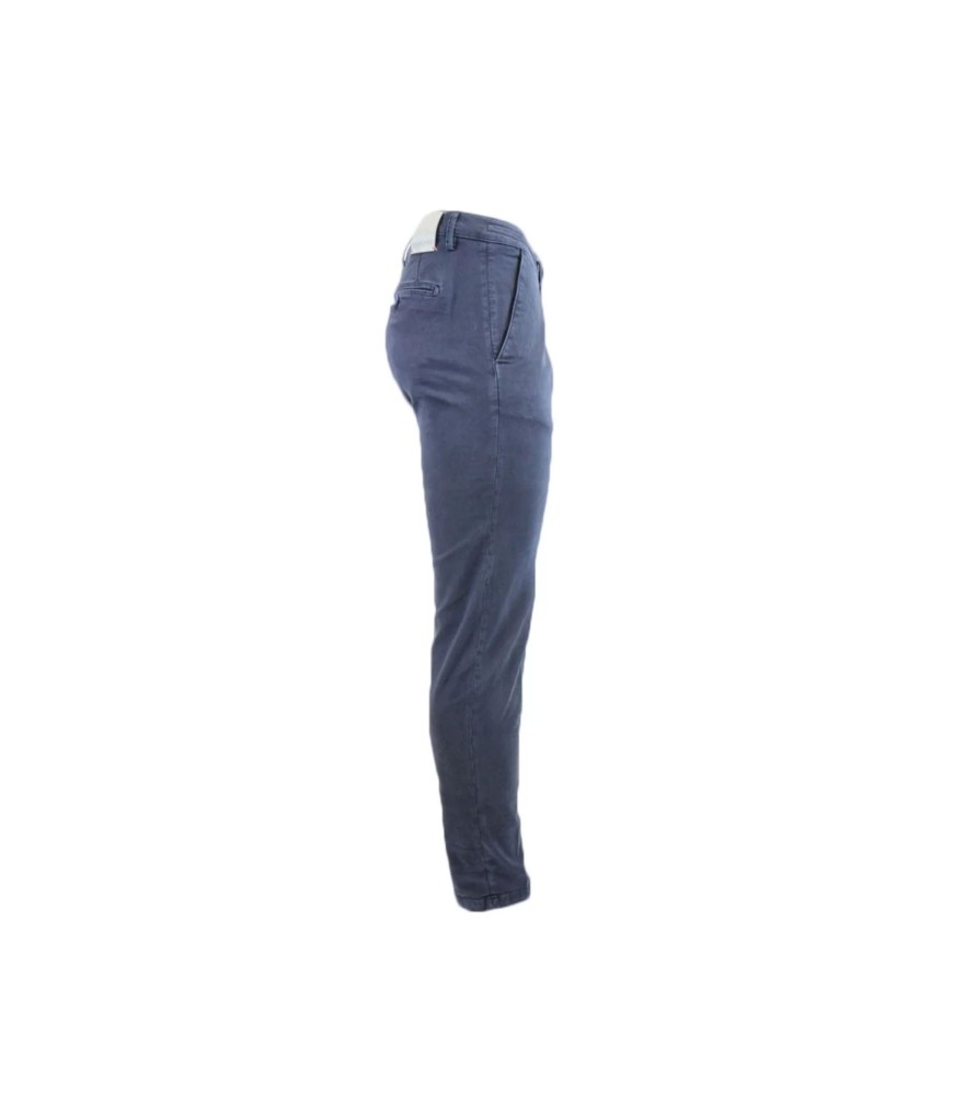 Uomo Baronio Pantaloni | Pantaloni Uomo Baronio Blu - W1780-Chino