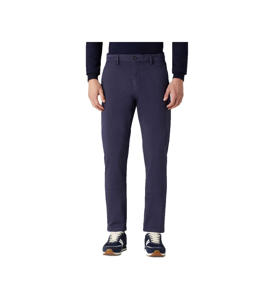 Uomo Trussardi Pantaloni | Pantalone Uomo Aviator In Satin Stretch Trussardi