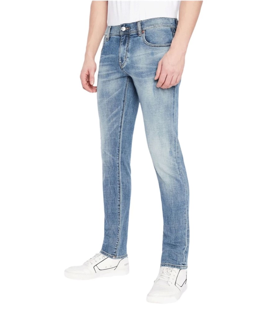 Uomo Armani Exchange Jeans | Jeans Uomo Armani Exchange In Denim Stretch