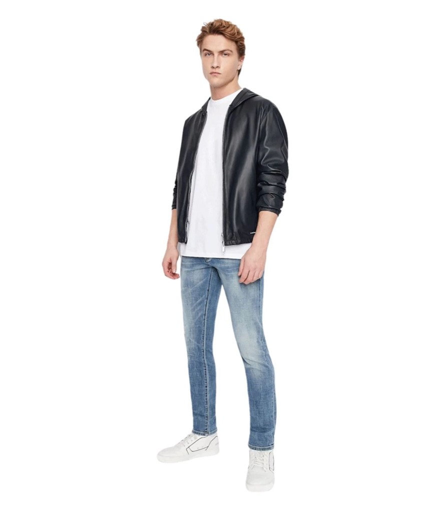 Uomo Armani Exchange Jeans | Jeans Uomo Armani Exchange In Denim Stretch