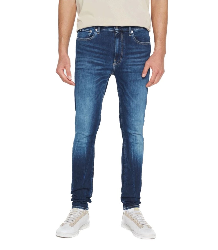 Uomo Calvin Klein Jeans | Jeans Uomo Super Skinny Calvin Klein