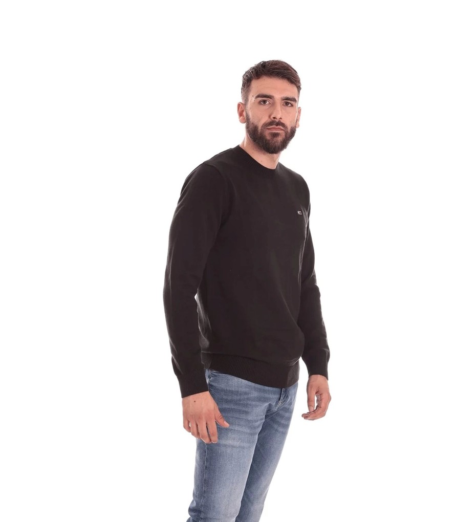 Uomo Tommy Jeans Maglieria | Pullover Uomo In Cotone Tommy Jeans