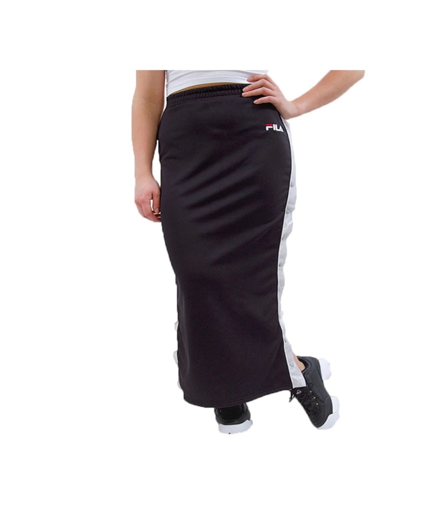 Donna Fila Gonne | Gonna Donna Fila Faustina Tear Away Maxi Skirt Colore Nero - 684451