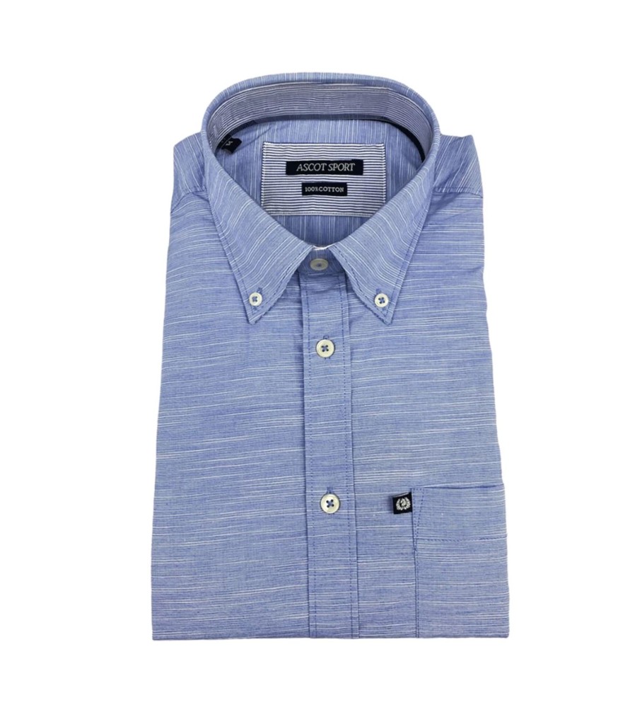 Uomo Ascot Sport Camicie | Camicia Botton Down Uomo Ascot