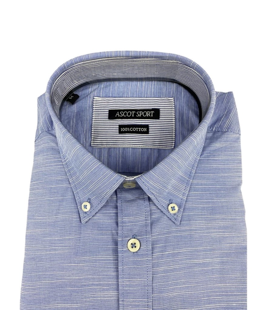 Uomo Ascot Sport Camicie | Camicia Botton Down Uomo Ascot