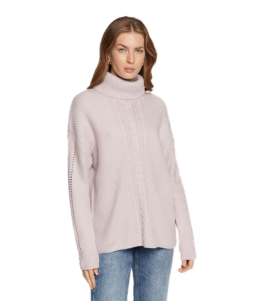 Donna Guess Maglieria | Maglione Collo Alto Donna Guess