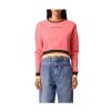 Donna Tommy Jeans Felpe | Felpa Donna Crop Tommy Jeans