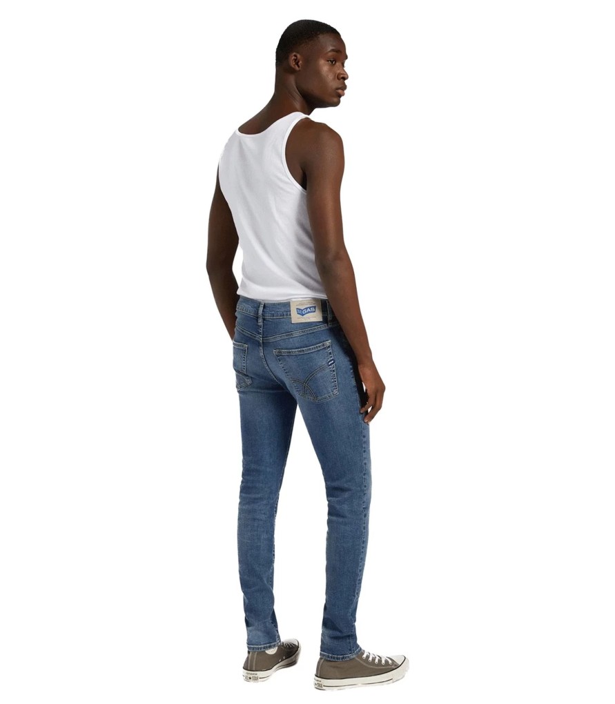 Uomo Gas Jeans | Jeans Uomo Gas Sax Wz22