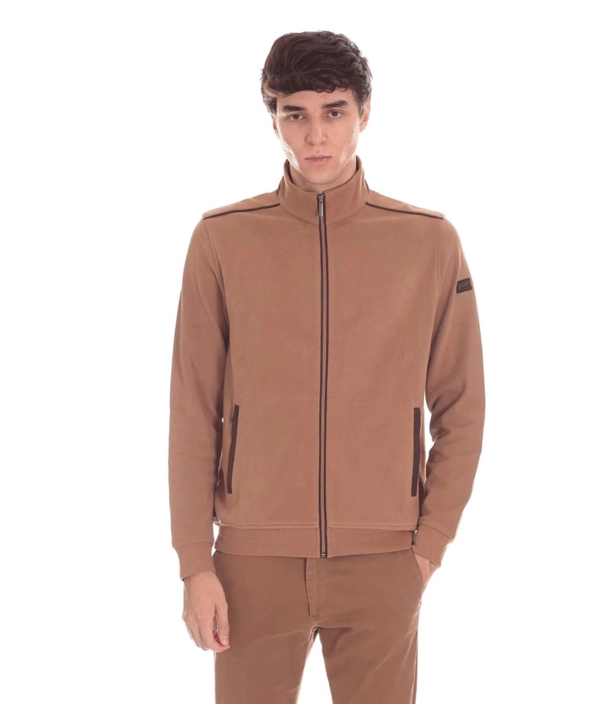 Uomo Bugatti Felpe | Felpa Uomo Full Zip Bugatti