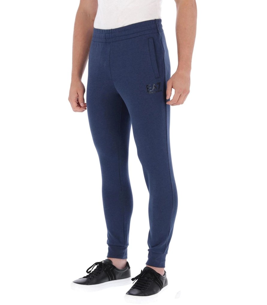 Uomo EA7 Emporio Armani Tute Sportive | Pantalone Tuta Uomo Emporio Armani Ea7 Colori Blu E Grigio - 6Zpp83Pjf3Z