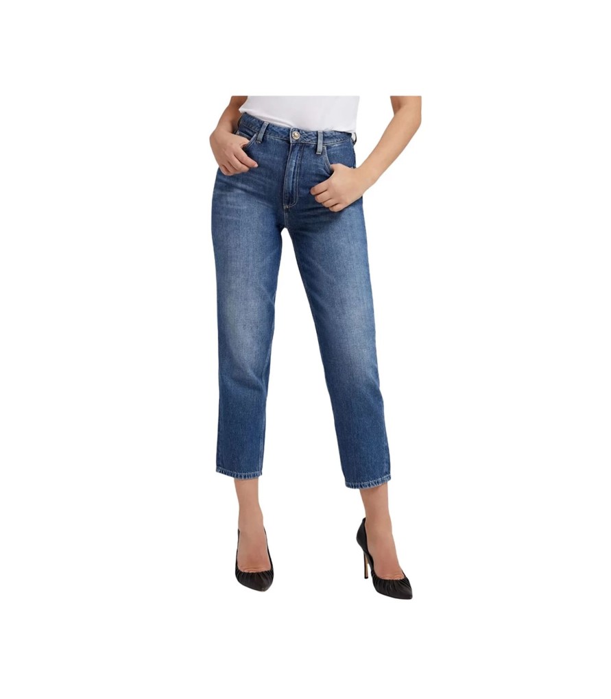 Donna Guess Jeans | Jeans Donna Guess Vestibilita Rilassata