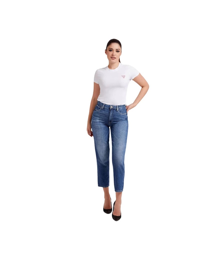 Donna Guess Jeans | Jeans Donna Guess Vestibilita Rilassata