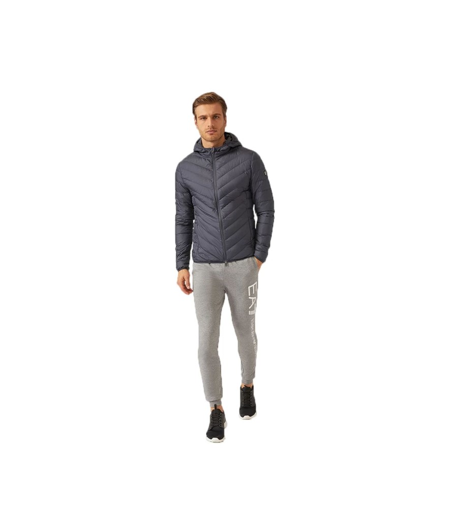 Uomo EA7 Emporio Armani Tute Sportive | Pantaloni Tuta Uomo Ea7 Emporio Armani Colore Grigio - 8Nppb3Pj05Z