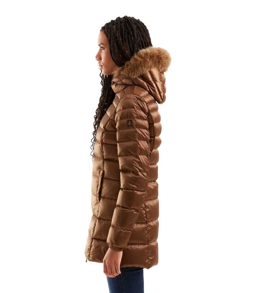 Donna Refrigiwear Giubbotti | Piumino Donna Long Mead Fur Refrigiwear