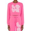 Donna Love Moschino Felpe | Felpa Cropped Donna Love Moschino