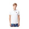 Uomo Napapijri T-Shirt & Polo | Polo Uomo Napapijri Erli Colori Bianco E Blu Lavato - N0Yifz