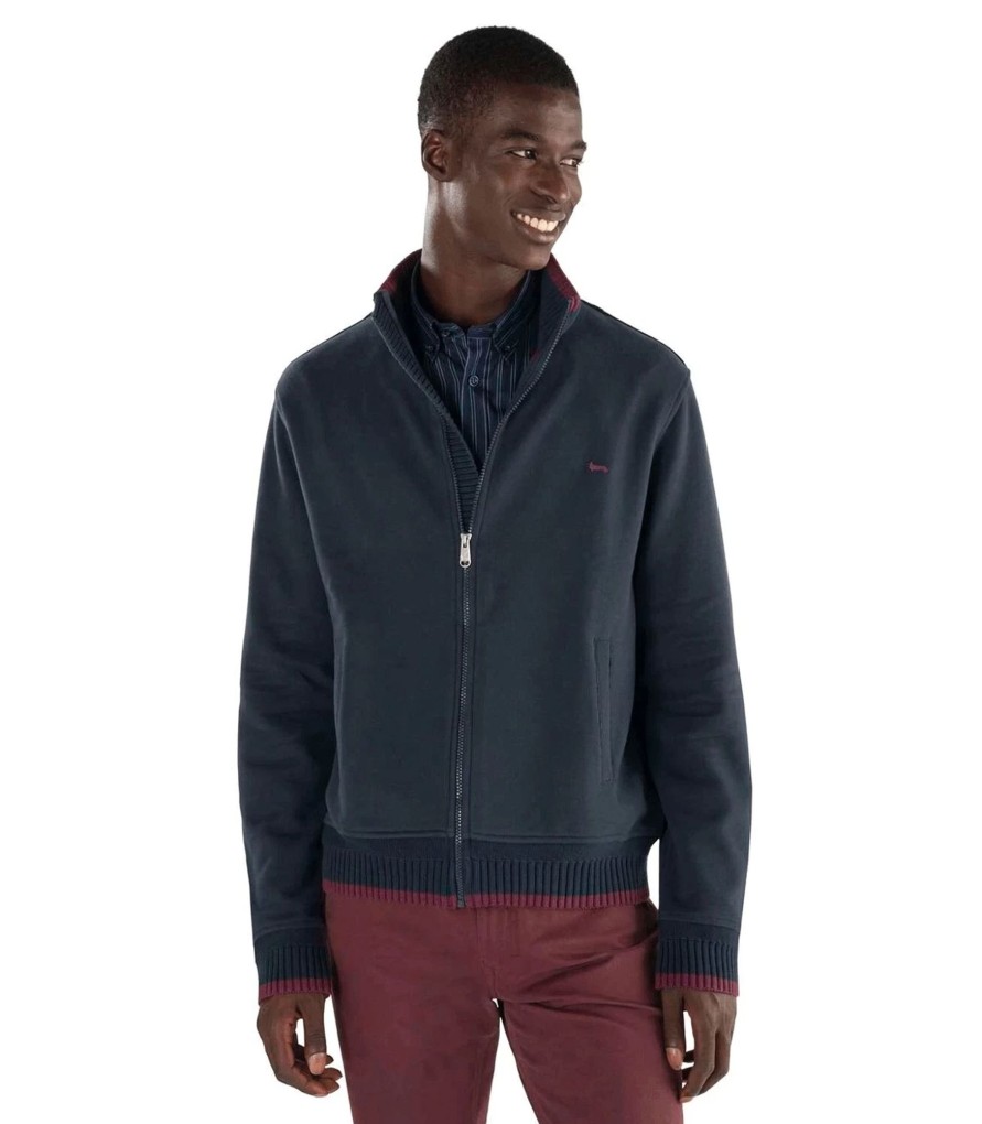 Uomo Harmont & Blaine Maglieria | Felpa Uomo Harmont & Blaine Full Zip