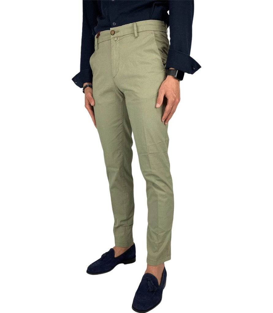 Uomo Manifattura Borghese Pantaloni | Pantalone Uomo Sartoriale Manifattura Borghese