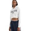 Donna Tommy Jeans Felpe | Felpa Crop Donna Tommy Jeans