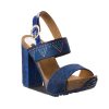 Donna Desigual Tacchi Alti | Sandali Donna Desigual Carioca Denim Beach Colore Blu - 18Sshf135106