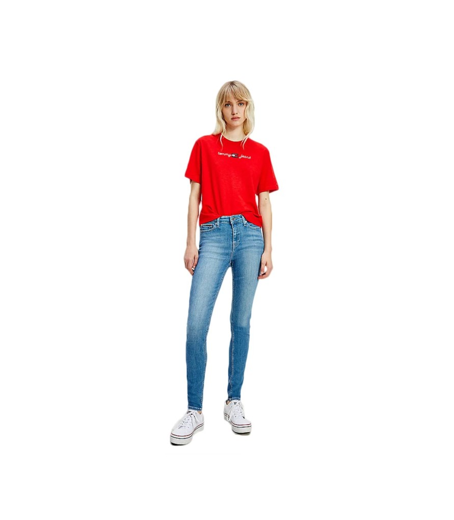 Donna Tommy Jeans Jeans | Jeans Donna Nora Skinny Vita Media Tommy Jeans