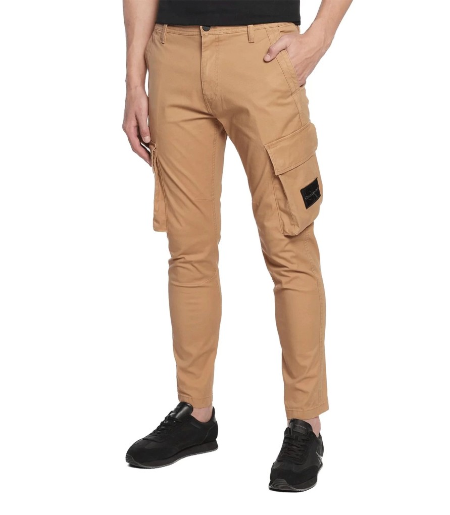 Uomo Calvin Klein Pantaloni | Pantalone Cargo Uomo Calvin Klein