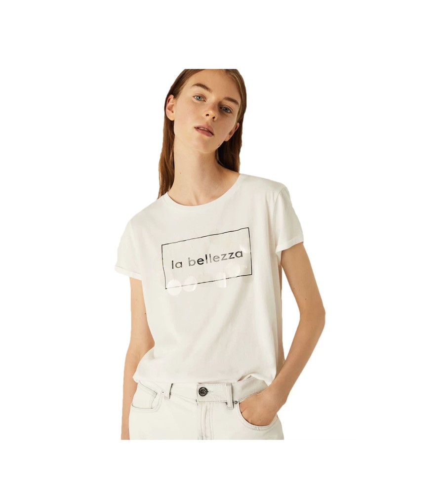 Donna Marella T-Shirt & Canotte | T-Shirt Marella Con Stampa